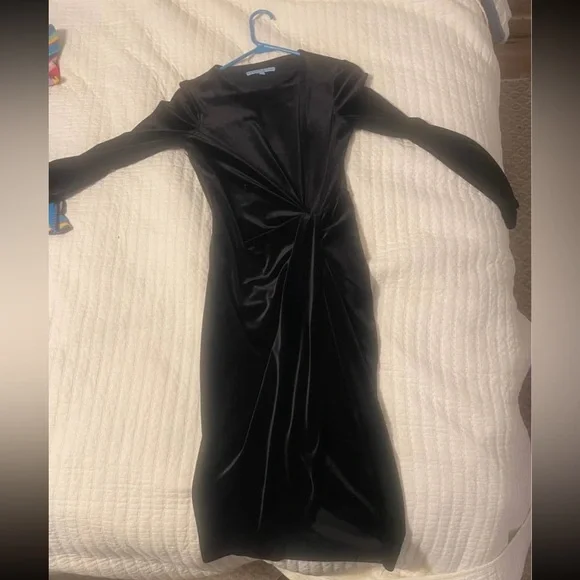 ANTONIO MELANI Black Long Sleeve Dress - Picture 1 of 1